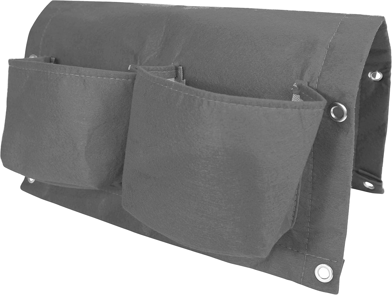 BloemBagz 2 Pocket Rail Planter, 18", Peppercorn