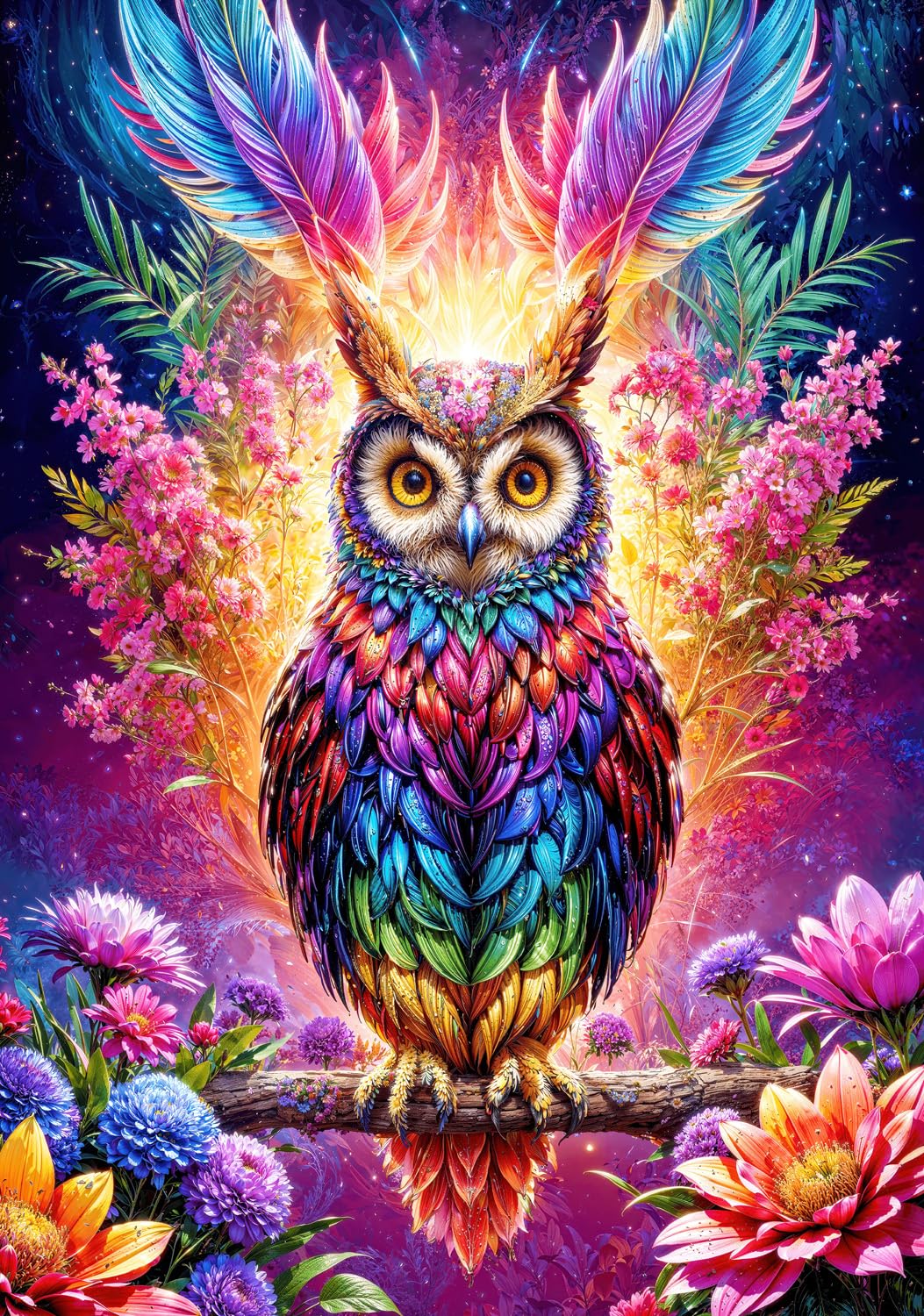 Puzzle 2000 Pièces - Neon Owl