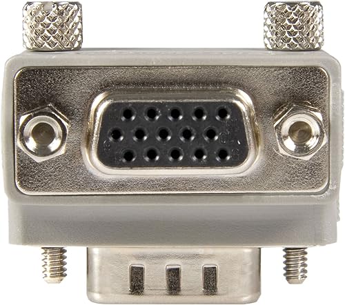 Miniatura 2 de StarTech.com Adaptador VGA de ángulo recto - VGA en ángulo recto a VGA - MachoHembra - Tipo 1 - Cable adaptador VGA (GC1515MFRA1)