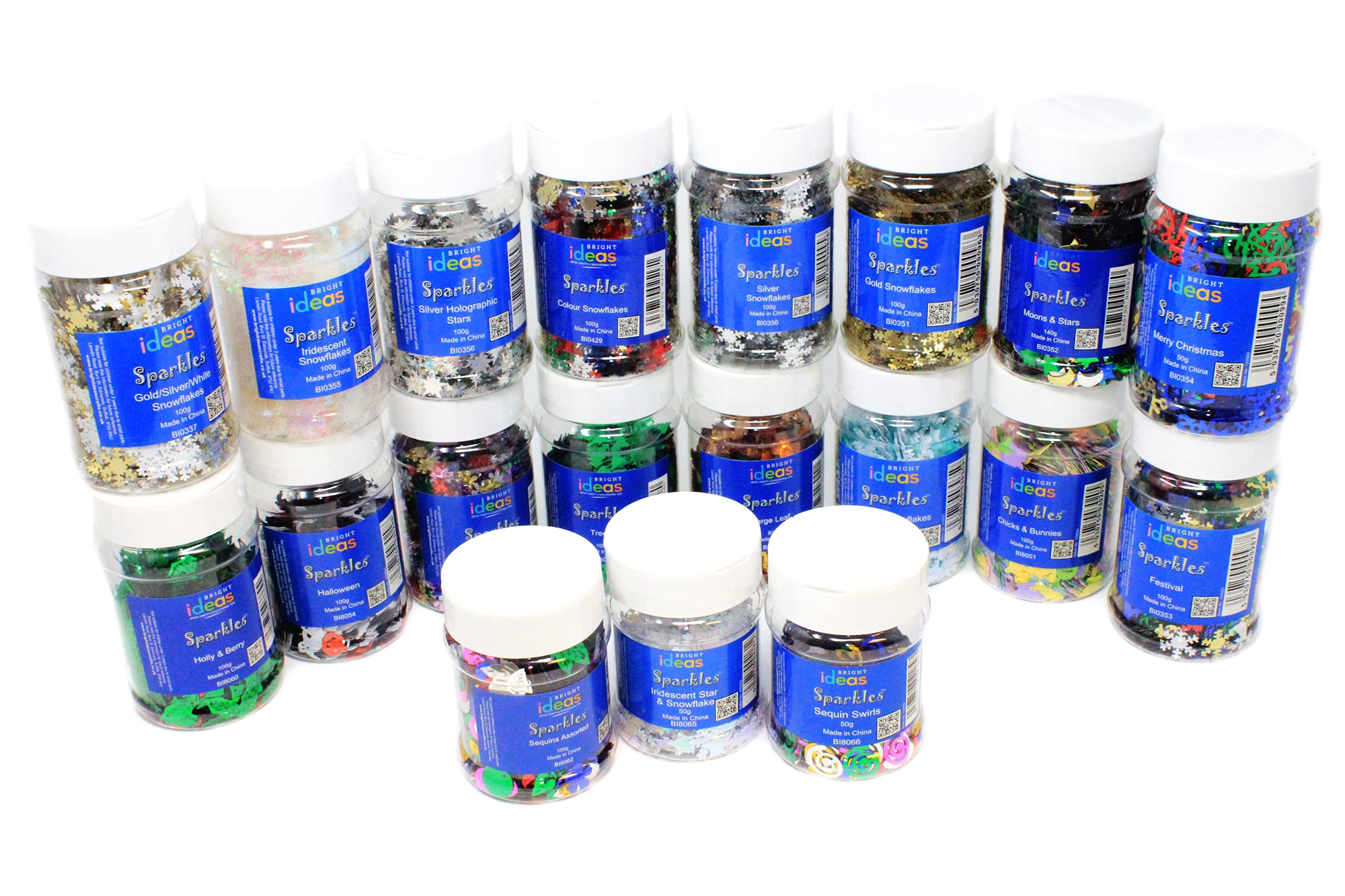 Paillettes Bright Ideas - 4 Pots Assortis Pour Fête Et Créations