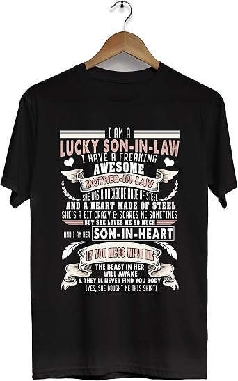 I Love My Mother in Law Shirt Lucky Son 