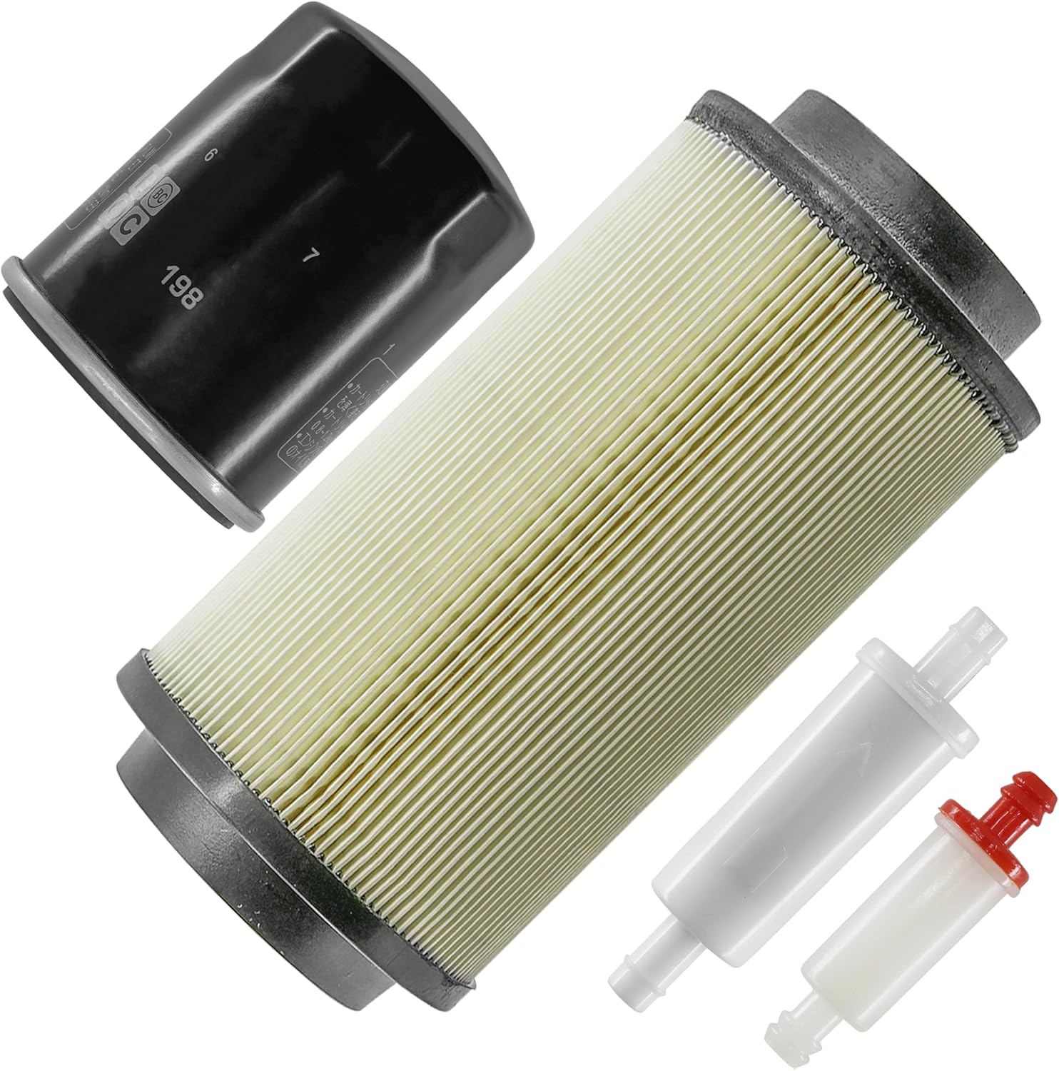 Caltric In Line Fuel Oil Air Filter Breather Kit Compatible with Polaris Sportsman 600 4X4 2003 2004 2005