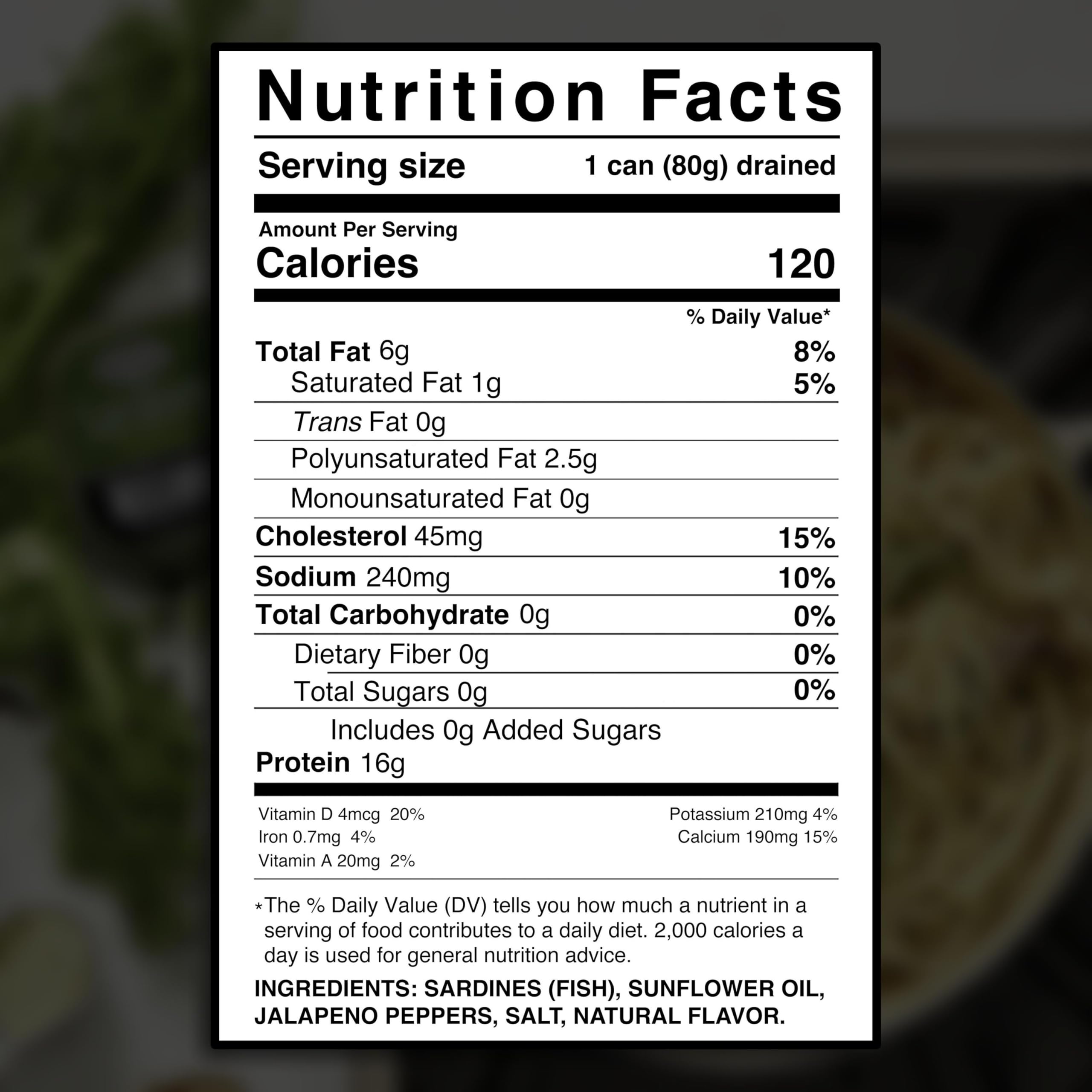 Grace Sardines in Pepper In Vegetable Oil - 3.74oz (Pack of 10) - 16g Protein per Serving, Canned & Packaged Season Sardines, Low Sodium, Gluten Free, Keto Friendly, Canned Fish