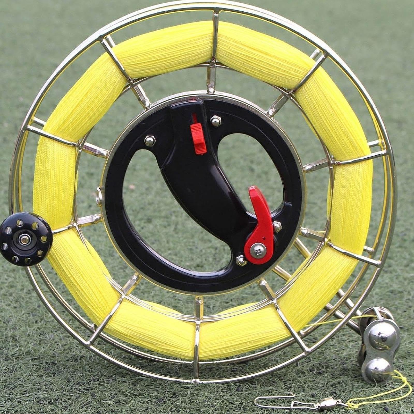 Grande mulinello per aquiloni, ruota per aquiloni, accessorio in acciaio inossidabile per rendere il volo piacevole durante avventure e attività, Stile A