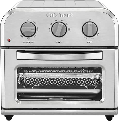 Cuisinart Compact Air Fryer Toaster Oven, Stainless Steel Fryer with