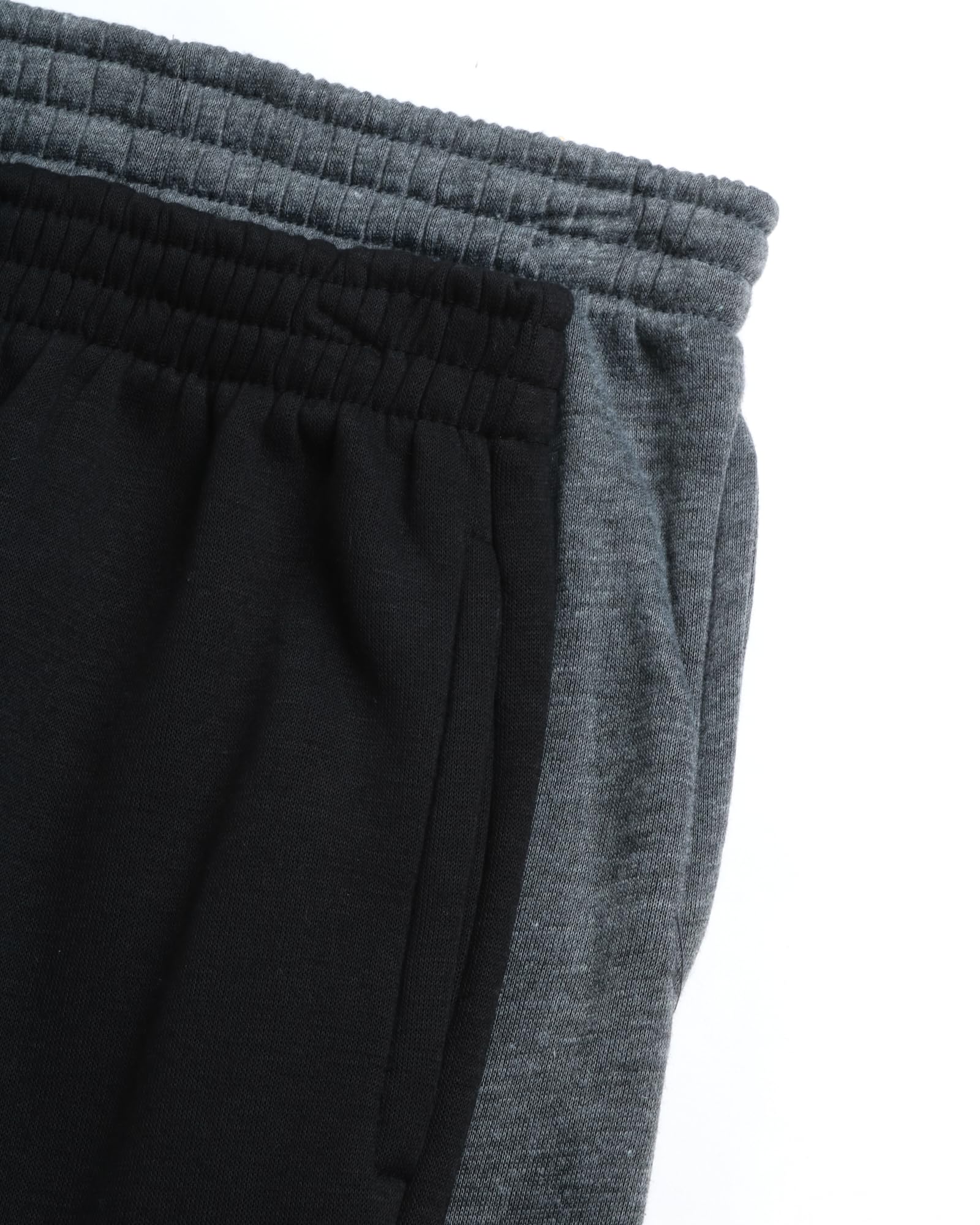 Quad Seven Pantalones deportivos para niños, paquete de 2 pantalones deportivos de forro polar y pantalones cargo para niños, pantalones deportivos de rendimiento (talla 4-18)