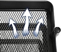 Vista 8 de SONGMICS Carrito de metal de 3 niveles, carrito de utilidad, carrito de cocina con estantes ajustables, carrito de almacenamiento con 2 frenos, Negro