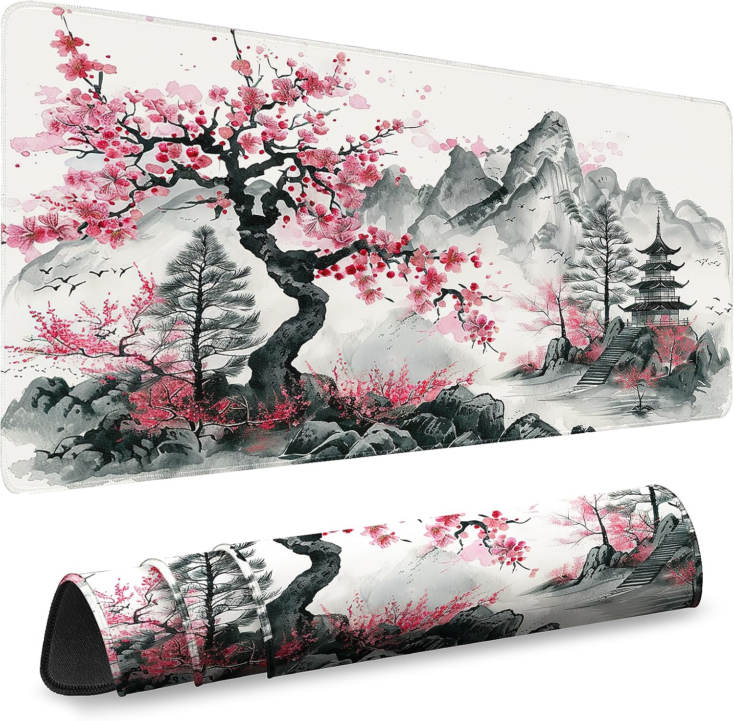 Gaming Desk Mat with Silky Smooth...