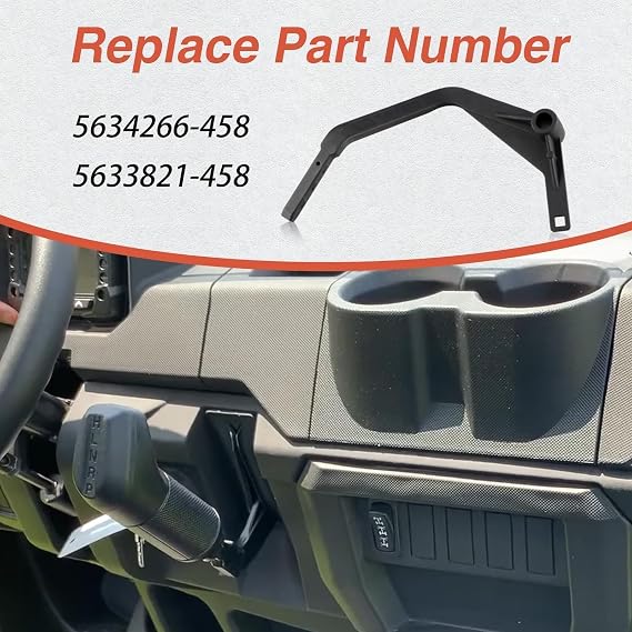 Upgrade Stainless Steel Cast Gear Shift Shifter Lever Compatible with Polaris Ranger 1000 2018-2025 Polaris Pro XD 2019-2025 Replace # 5634266-458 5633821-458 5639439-458 (Matte Black)