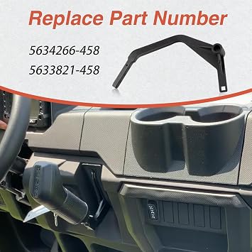 Upgrade Stainless Steel Cast Gear Shift Shifter Lever Compatible with Polaris Ranger 1000 2018-2025 Polaris Pro XD 2019-2025 Replace # 5634266-458 5633821-458 5639439-458 (Matte Black)