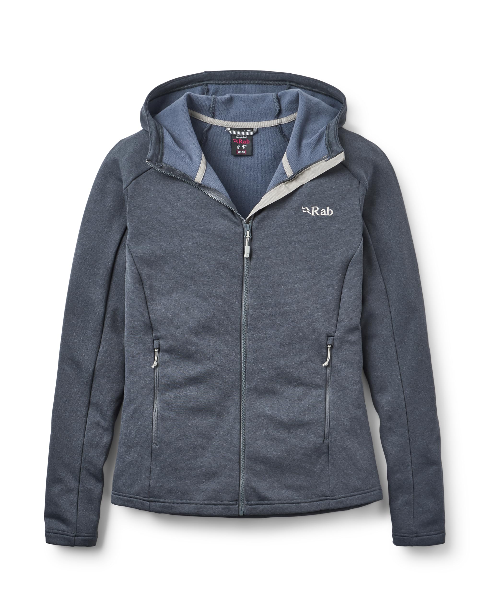 Rab Women's Steel Covex Hoody - Warm Midweight Fleece Jacket For Hiking, Climbing, & Skiing - Medium