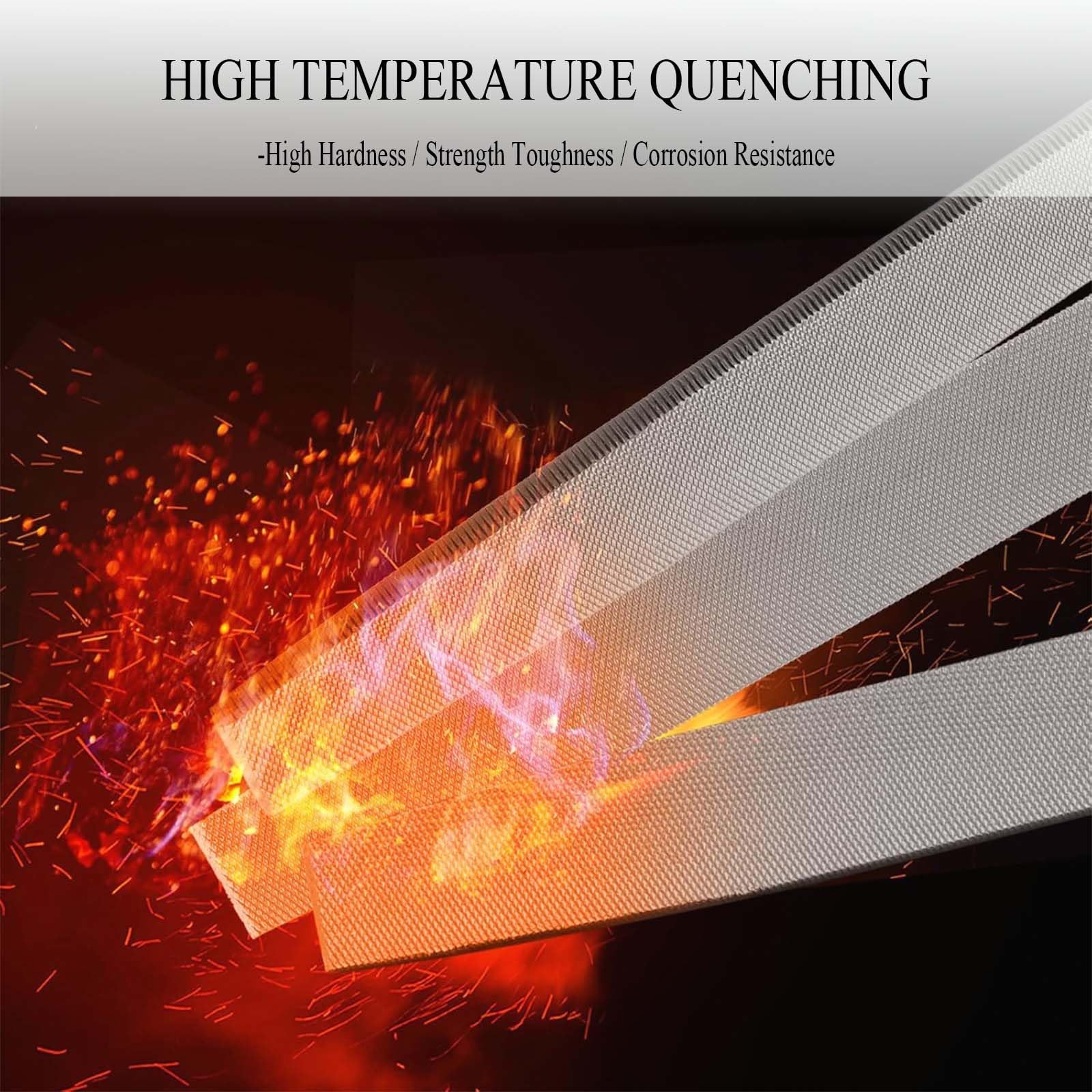 Flat Metal File 12 inch,High Carbon Steel Wood File, Premium Steel Construction - Image 4