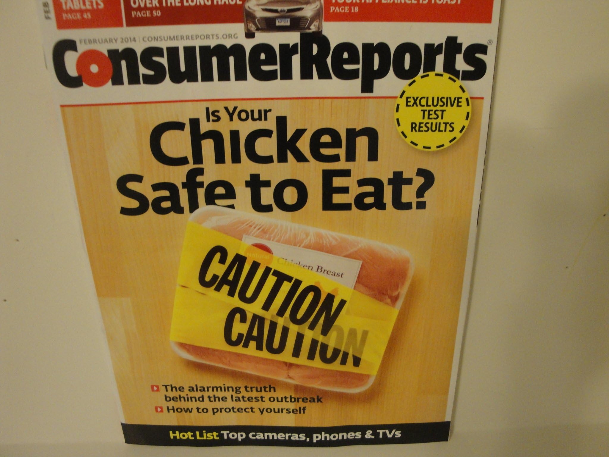 Consumer Reports Magazine: Is Your Chicken Safe to Eat?