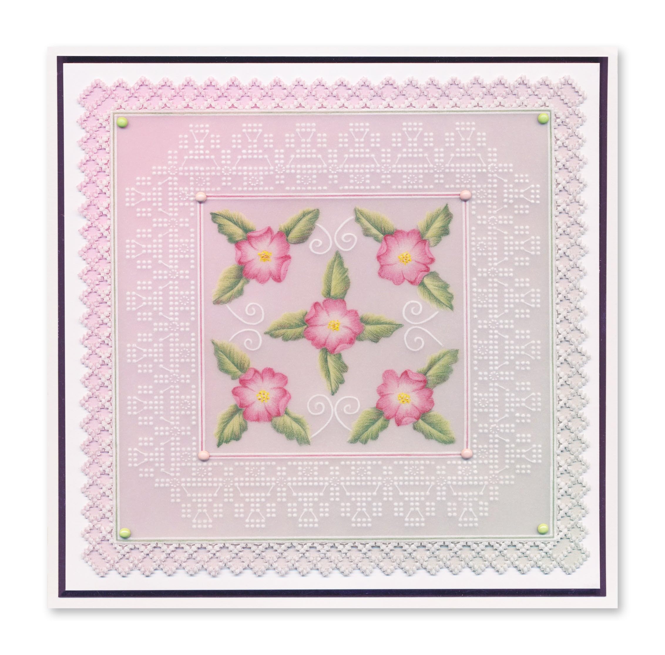 Groovi Grid Starter Kit for Parchment Craft: Includes Embossing Tools, Grids, Parchment Paper, Foam, Scissors - Image 4
