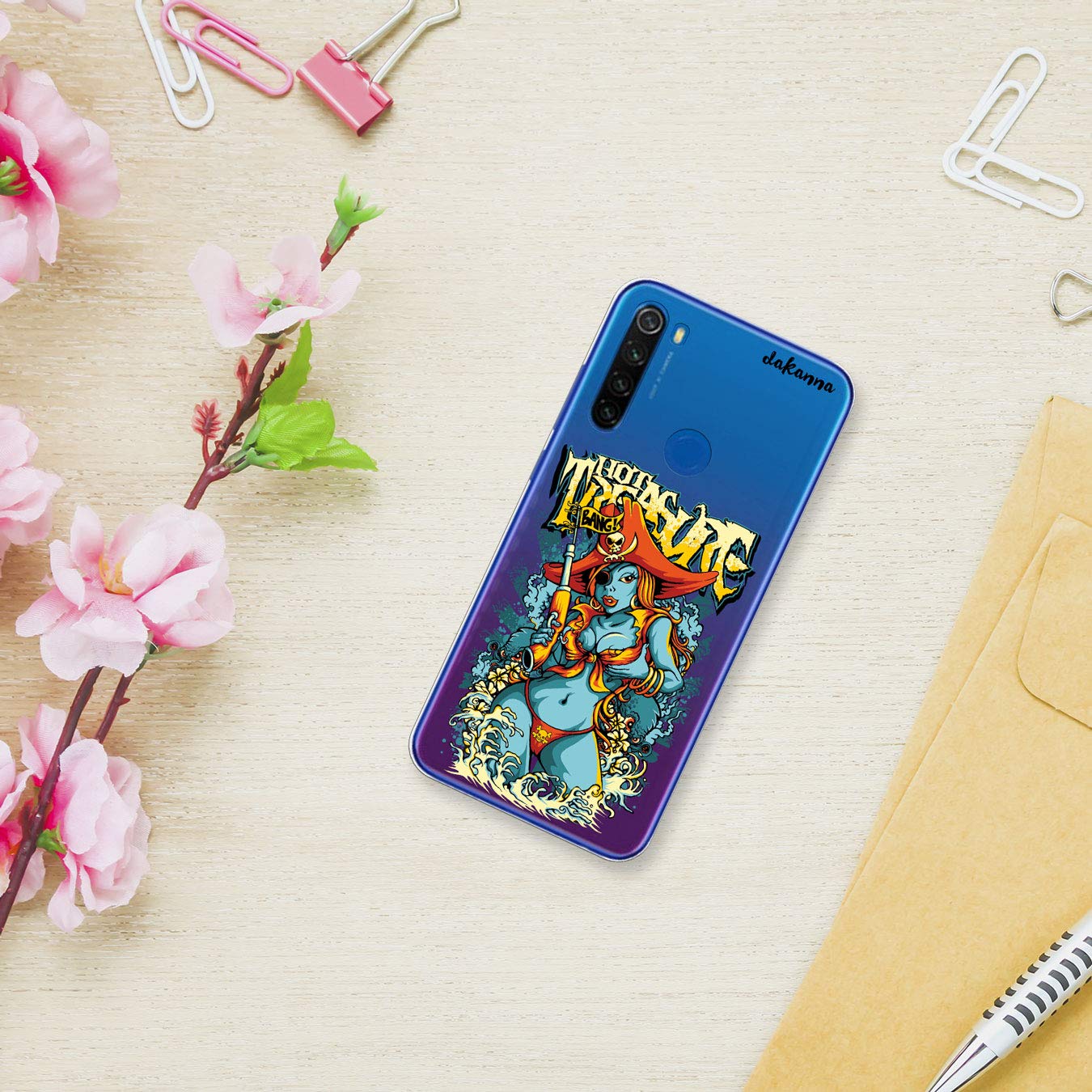 dakanna Custodia Compatibili con [Xiaomi Redmi Note 8] Sfondo