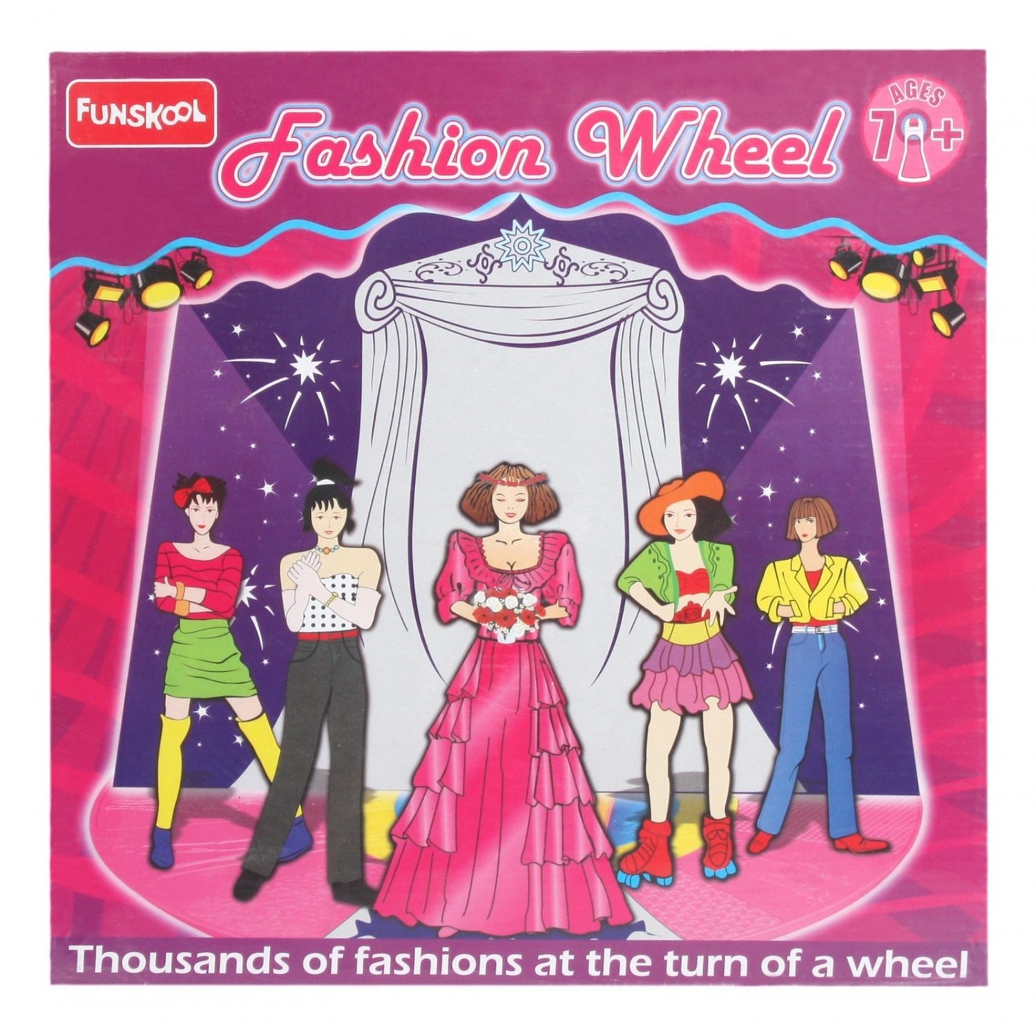 Funskool2889758100 Creative Fashion Wheel Dial a Design Art Set