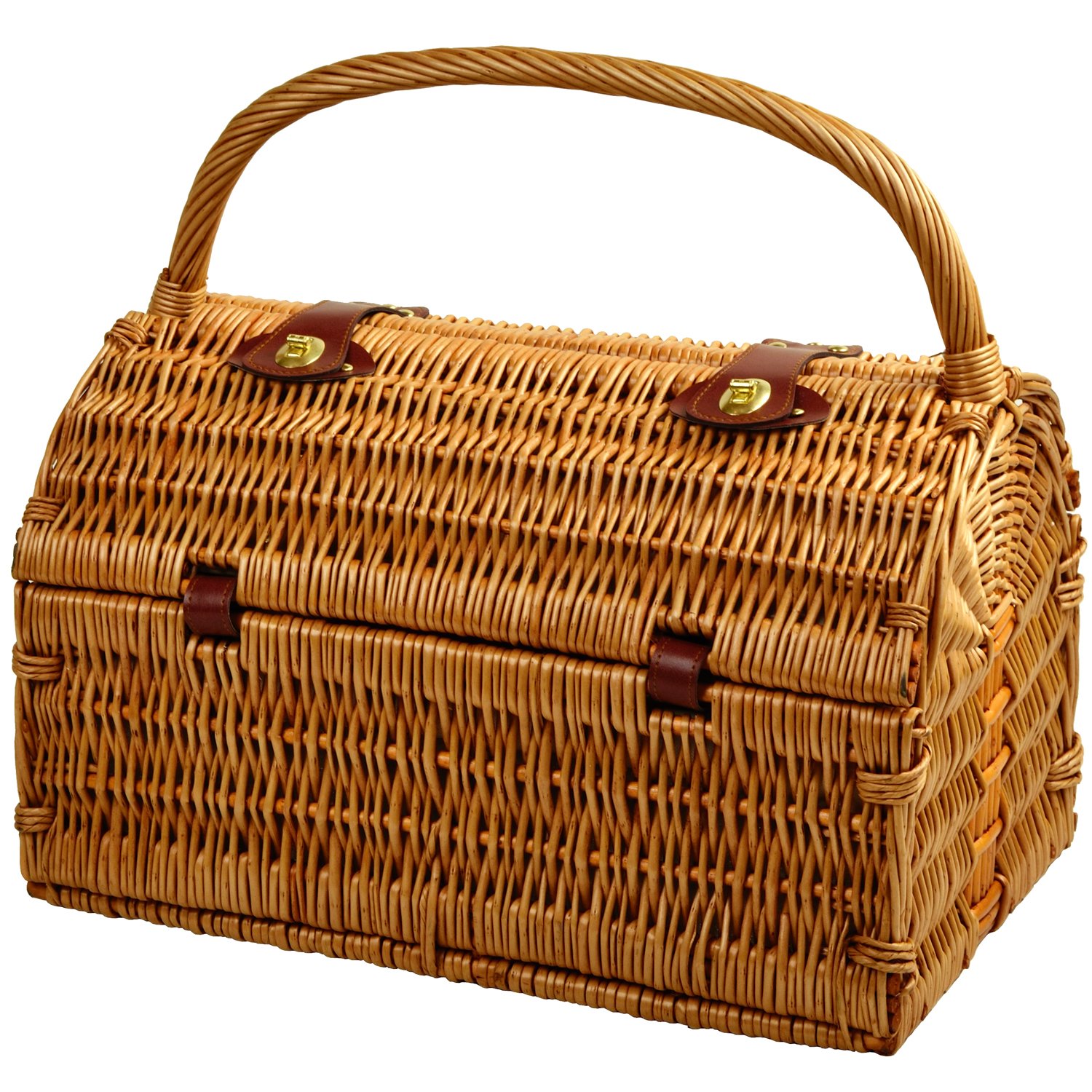 Buy Picnic at Ascot Huntsman EnglishStyle Willow Picnic Basket with