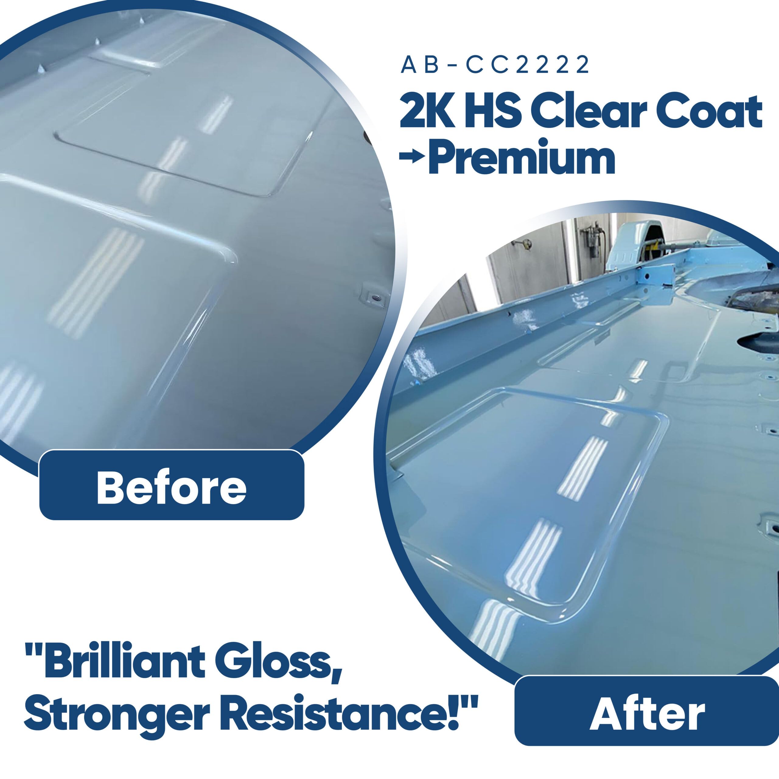 Amazon.com: AUTOBAHNHOF AB-CC2222 Medium Kit – HS 2:1 Clear Coat +
