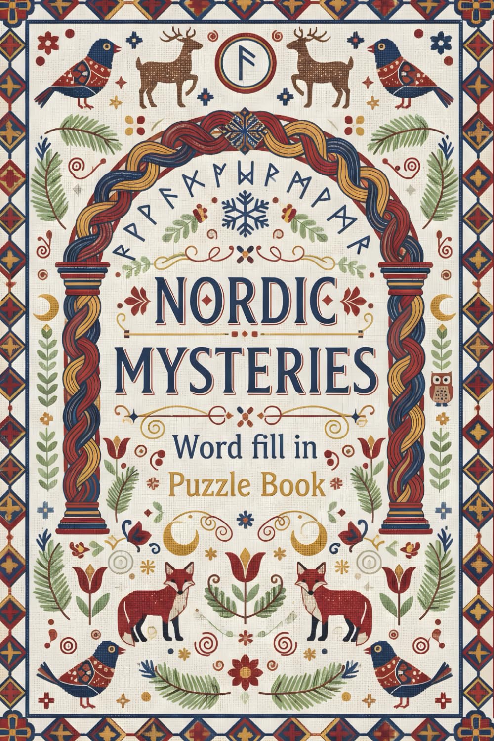Nordic Mysteries: A Scandinavian Word Fill-In Puzzle Book of Folklore, Nature & Cultural Treasures (I luv Scandinavia .)