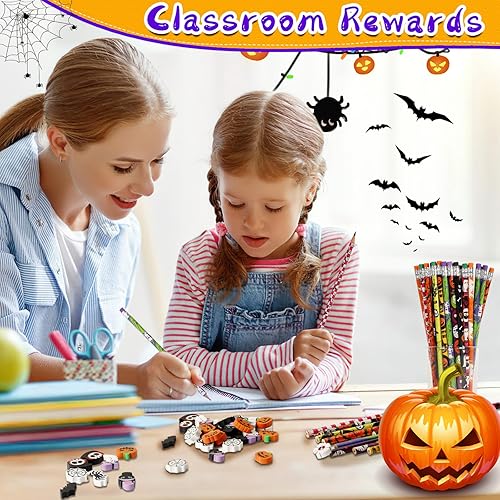 Miniatura 5 de JULMELON Juego de 72 piezas de recuerdos de fiesta deportiva, 36 lápices deportivos con 36 borradores de pelota de fútbol, béisbol, baloncesto,