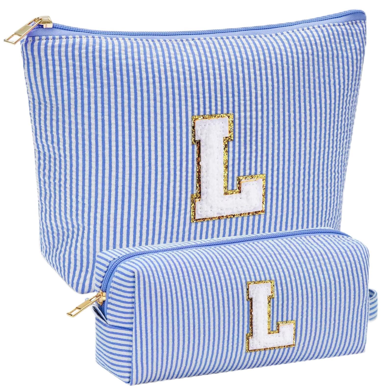 YOOLIFE Geschenk Mädchen Damen - Kosmetiktasche Damen Reise Make up Tasche Schminktasche Mädchen mit Buchstaben, Geburtstagsgeschenk für Frauen Teenager Mädchen Freundin Schwester Mama