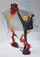 Vista 5 de Bandai Tamashii Nations FiguartsZero Sanji - Figura de acción "Diable Jambe Flambage Shot