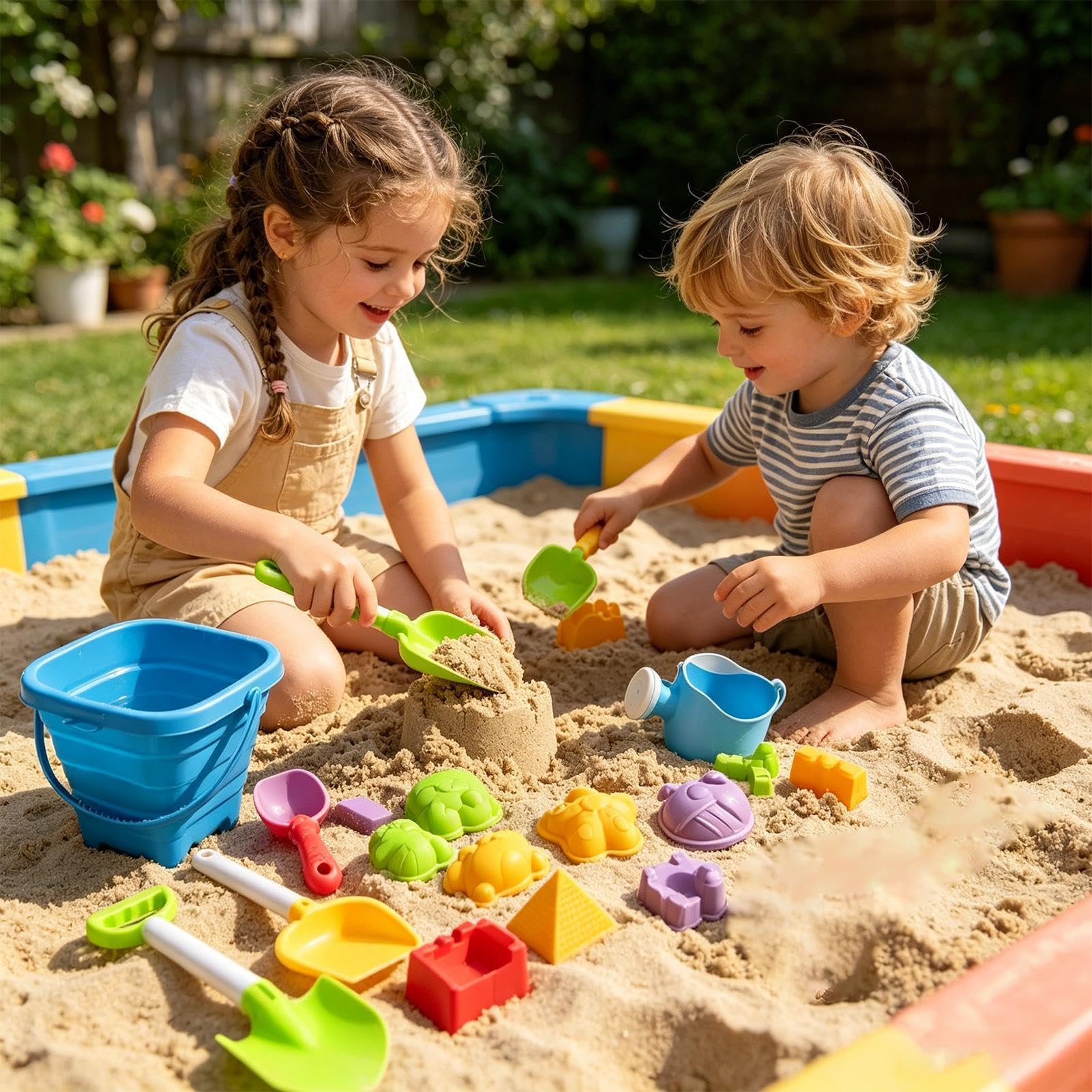 Juguetes de playa para niños Juegos divertidos, coloridos al aire libre