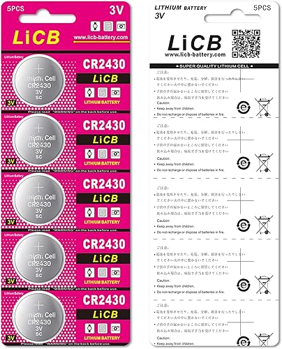 Miniatura 7 de LiCB Paquete de 10 baterías de litio CR2430 3V CR 2430