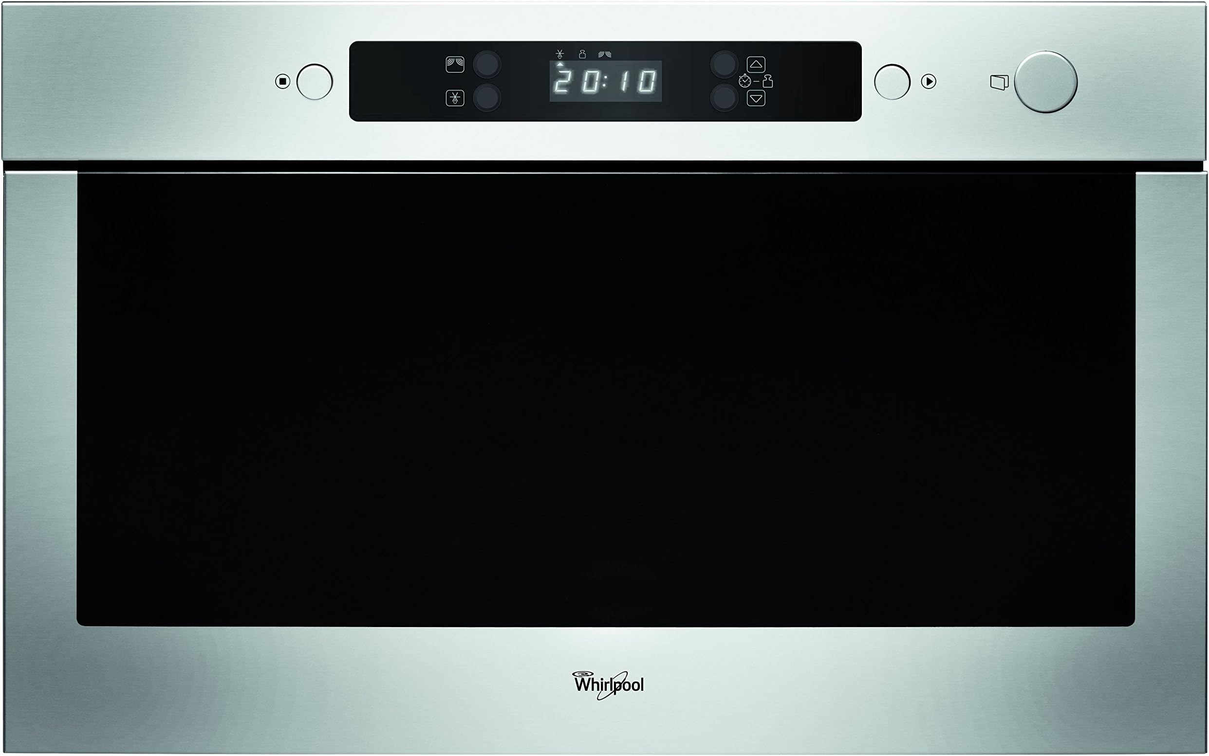 Whirlpool AMW423IX BuiltIn Microwave, steam cooking, fast defrost, child lock, 22L, 750W