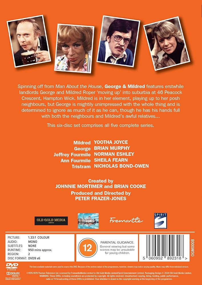 (未使用･未開封品)　e and Mildred: The Complete Series [Region 2] sdt40b8 未使用・未開封品) George and Mildred: The Complete Series