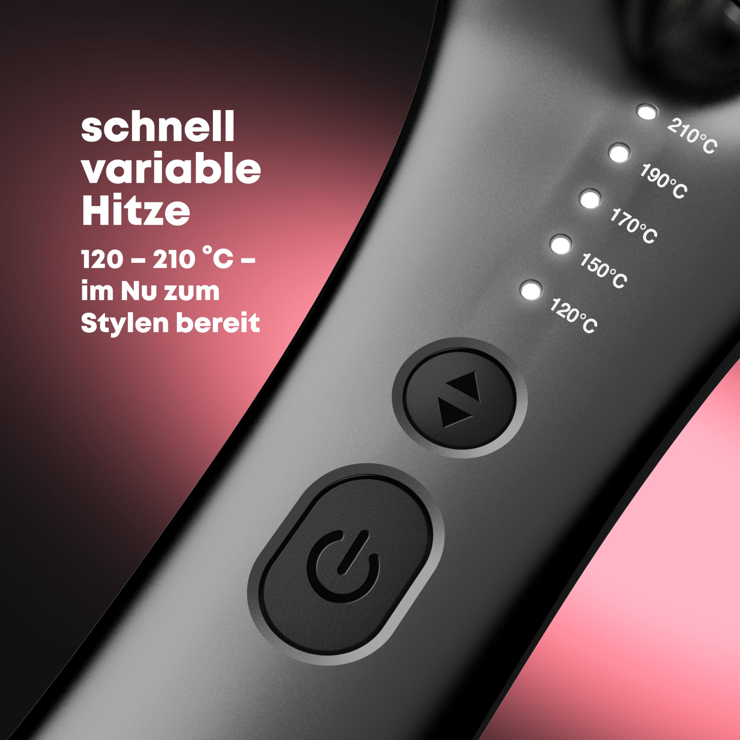 REVAMP 2-in-1 Beach & Volumen Professional Welleisen - Welleneisen für Haare, Beachwaves Lockengerät, Lockenstab für Locken & große Wellen - Mermaid Hair Waver für kurzes und langes Wavy Hair