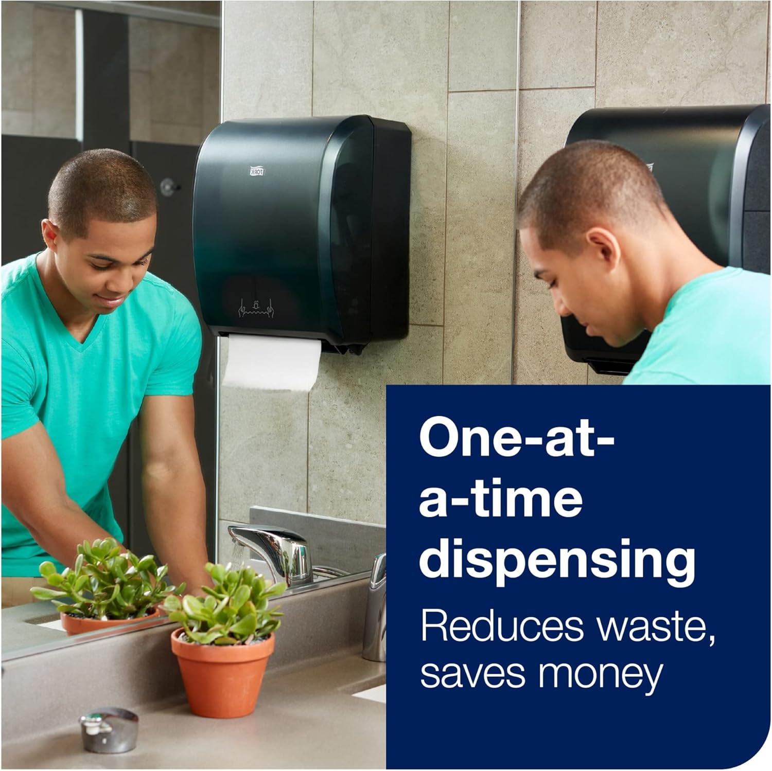 Tork Paper Hand Towel Roll White H80, Universal, 100% Recycled Fiber, 6 Rolls x 800 ft, 8031900 - Image 5