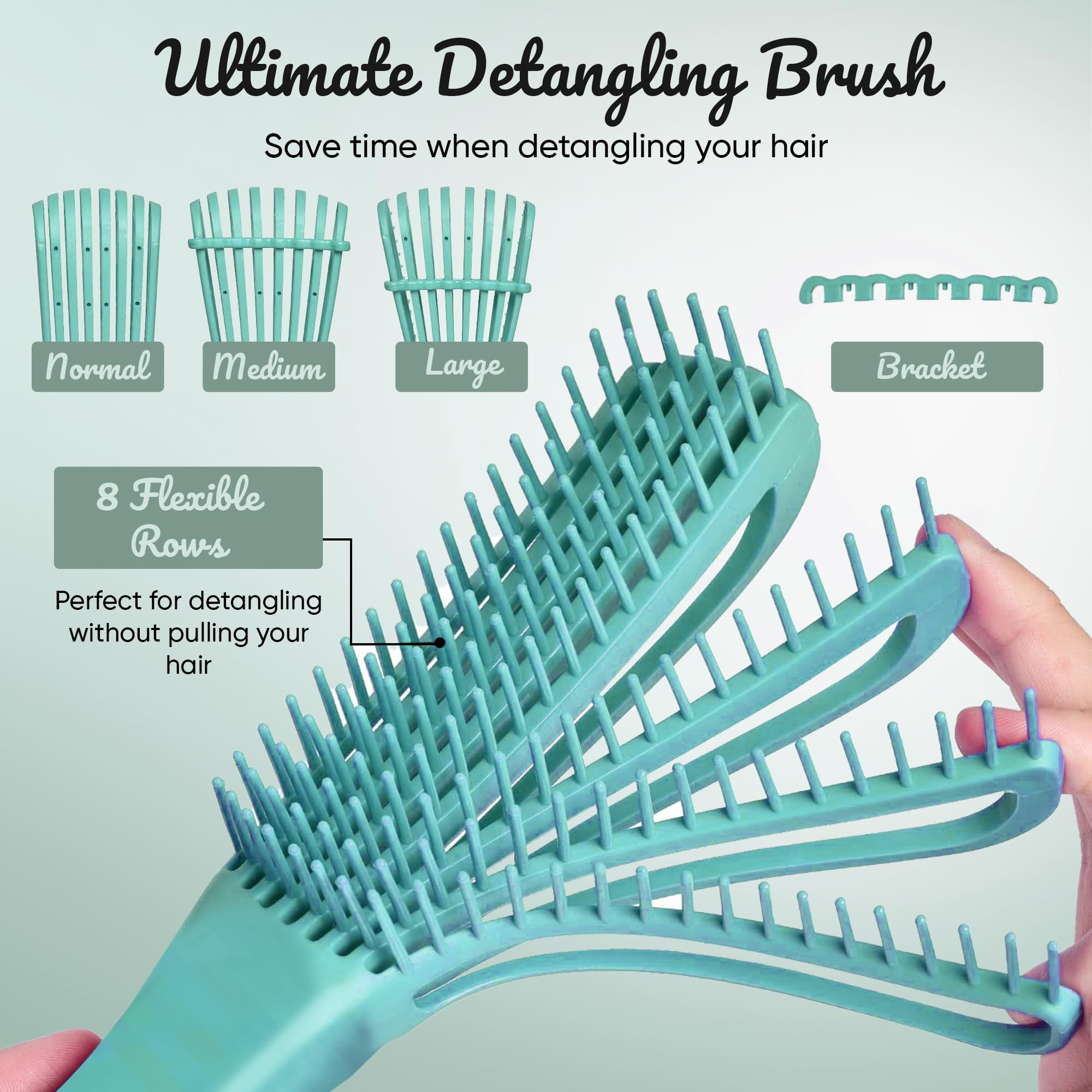 The OG Detangle Hairbrush for Afro & Curly Hair, Detangle Wet & Dry Hair, Blow Dry Brush, Curl Defining Brush - Image 2