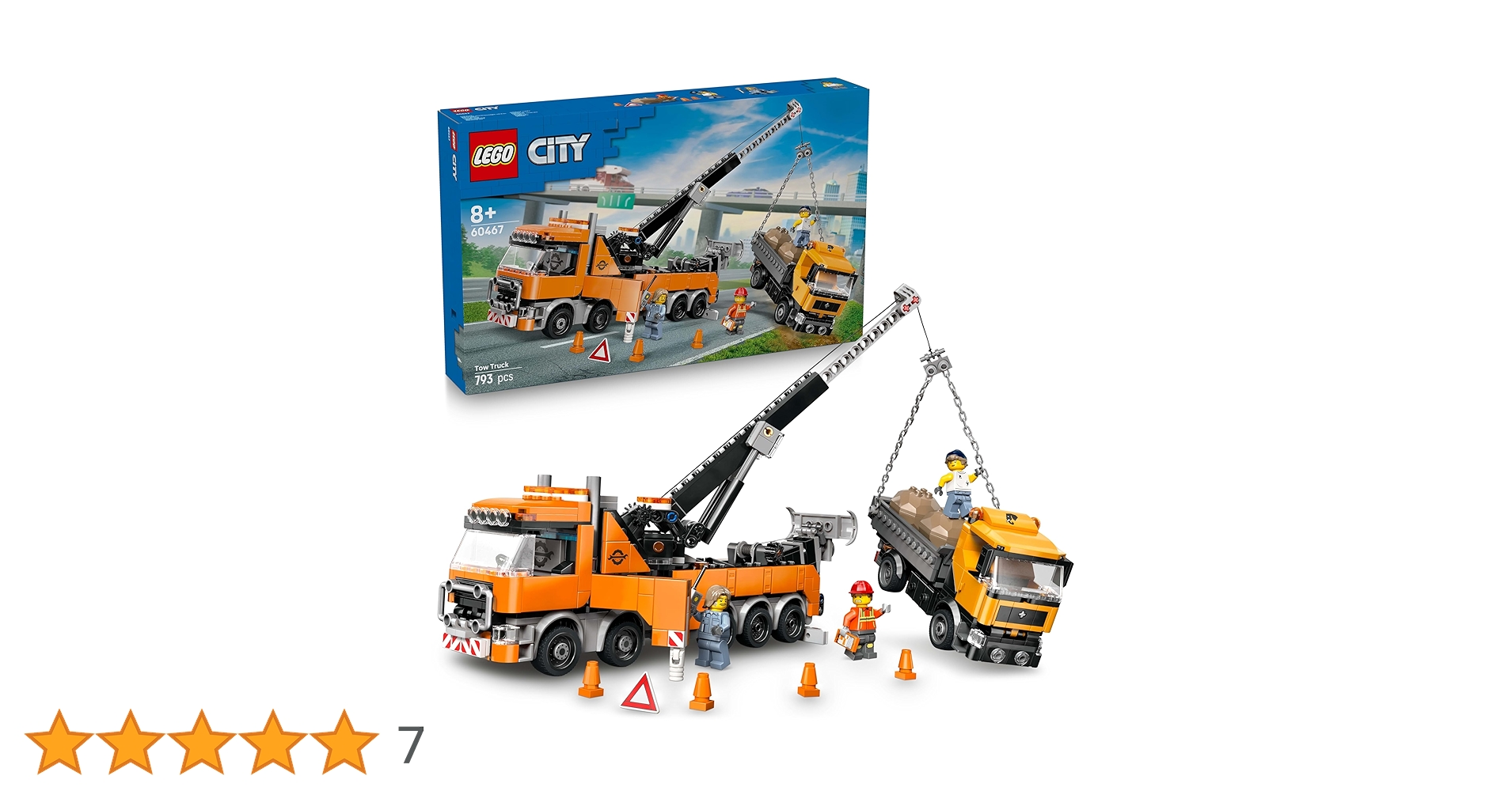 Amazon.co.jp: LEGO(レゴ) シティ レッカークレーン車 60467 おもちゃ