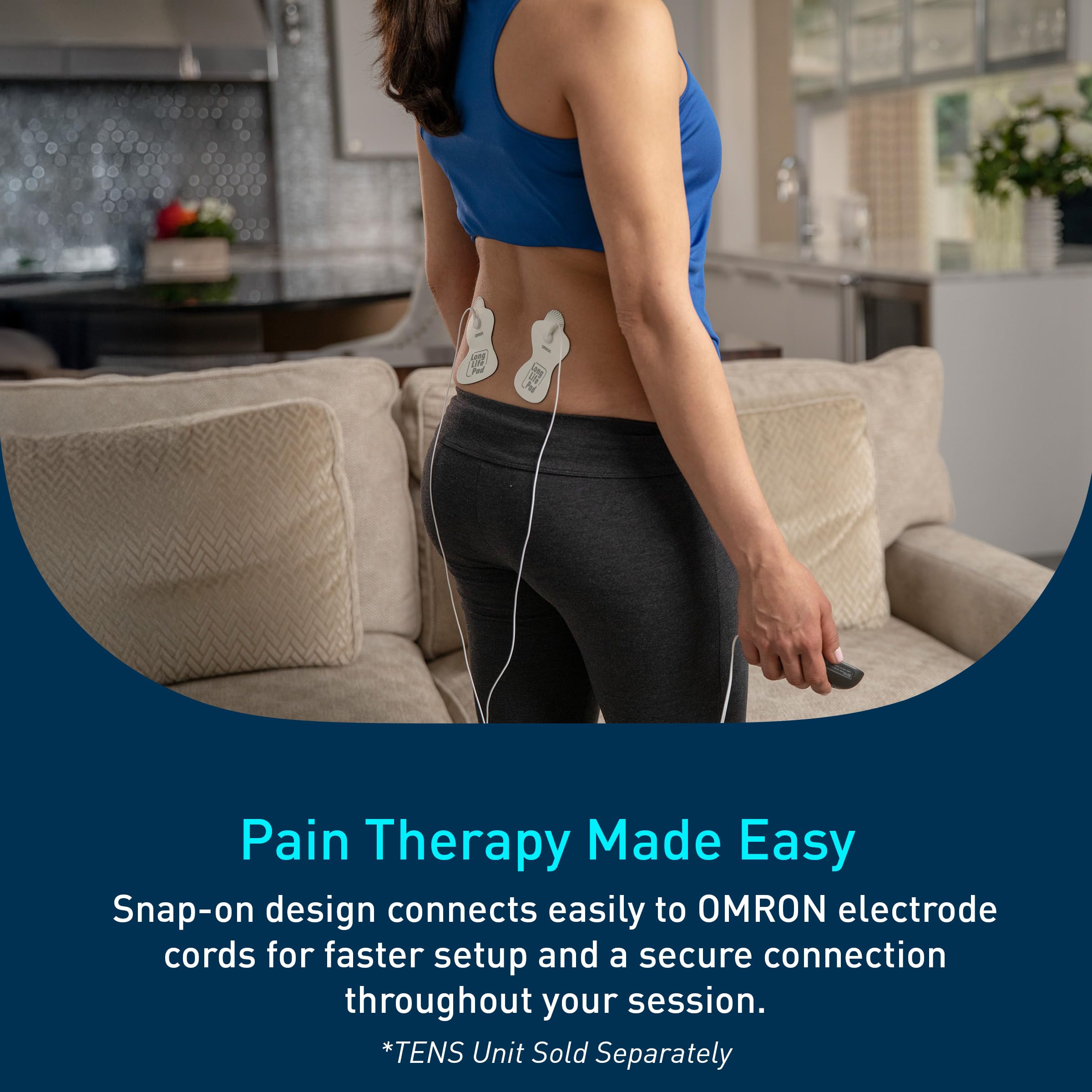 Omron Long Life Pads for TENS Unit Muscle Stimulator - Standard — Amazon image 2