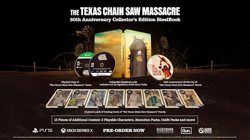 The Texas Chain Saw Massacre 50th Anniversary Collector's Edition SteelBook - PlayStation 5