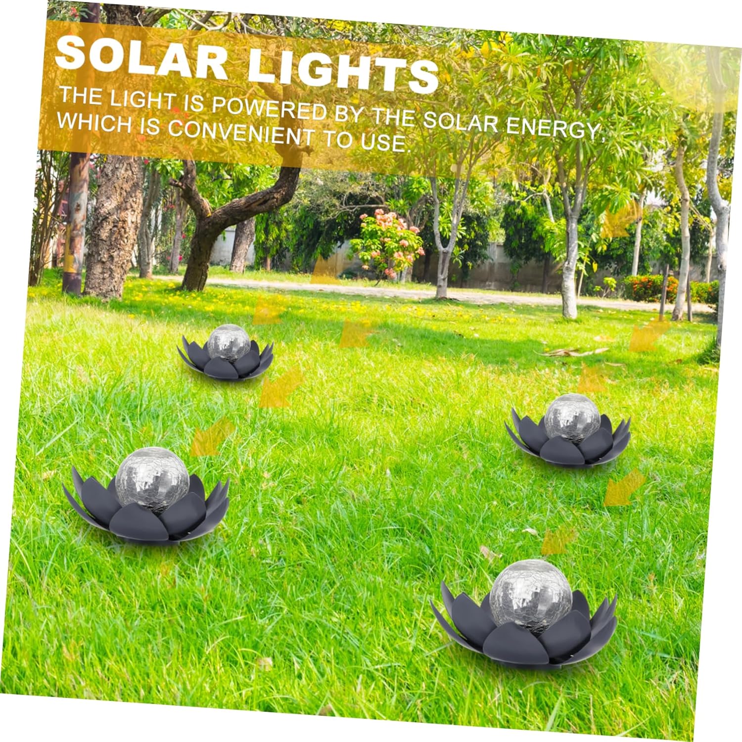 NUOBESTY 1pc Outdoor Solar Lotus Lamp Elegant Lotus-Shaped Light for Garden and Lawn Decor Easy to Install Solar Lighting for Courtyards and Design