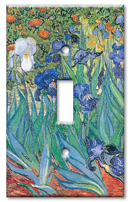 Van Gogh: Irises Switch Plate - Single Toggle