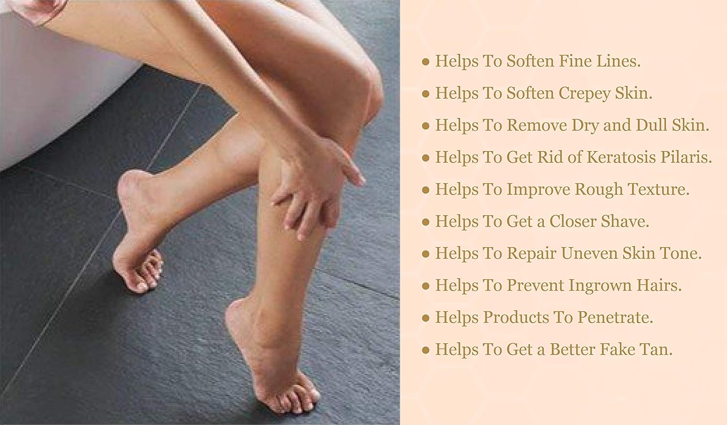 DIAMONDBUFF Microderm Exfoliation Tool – At Home Professional BODY Diamond Crystal Microdermabrasion for Glowing Youthful Skin – Soften Crepey Skin, Fine Lines, & Improve Rough Texture!