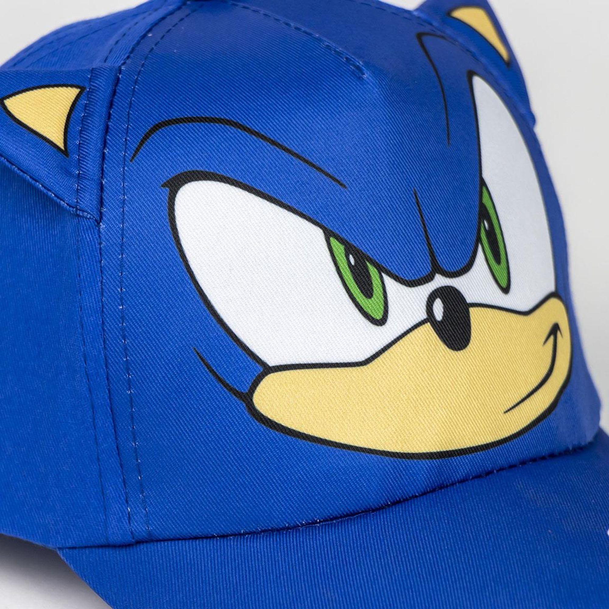 Sonic Gorra Infantil Azul 53 cm Algodón Poliéster Original