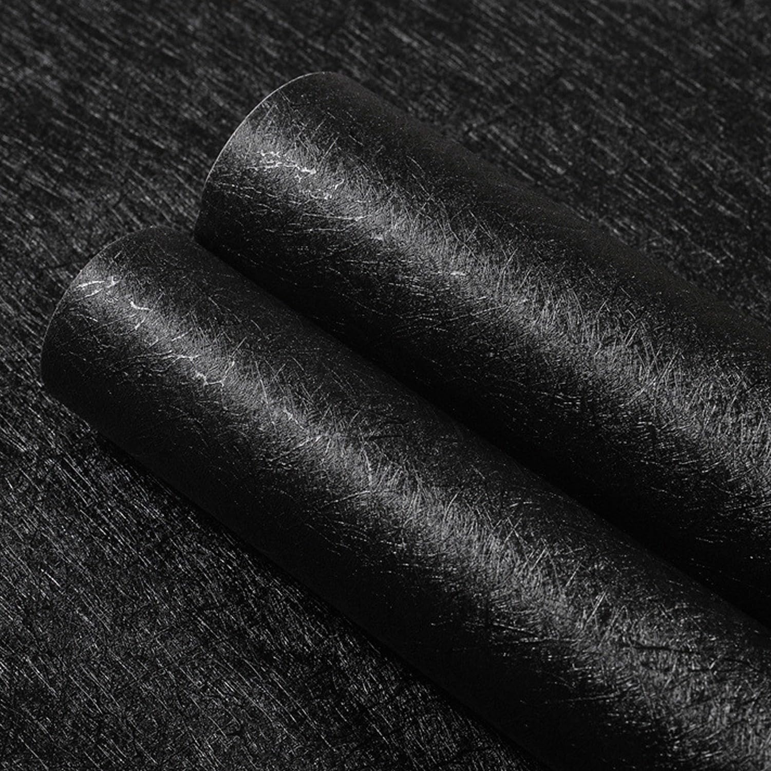 Folia samoprzylepna winylowa wodoodporna usuwalna oklej i przyklej oto klejaca folia do mebli ścian oraz powierzchni gładkich dekoracyjna samoprzylepna, Black, 60cmx10m