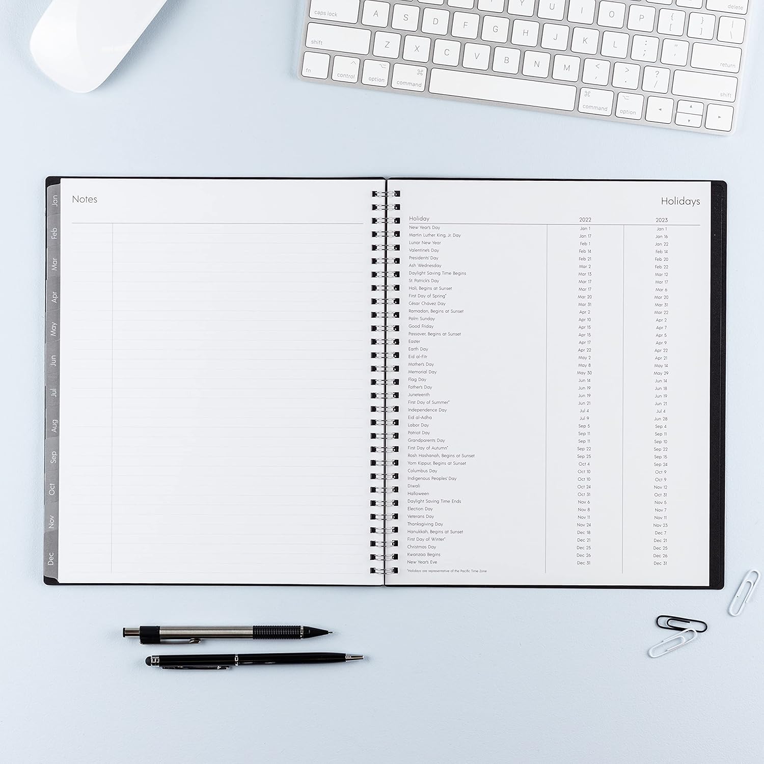 Blue Sky 2022 Monthly Planner, January 2022 - December 2022, 8" x 10", Flexible Cover, Wirebound, Enterprise (131794) : Everything Else