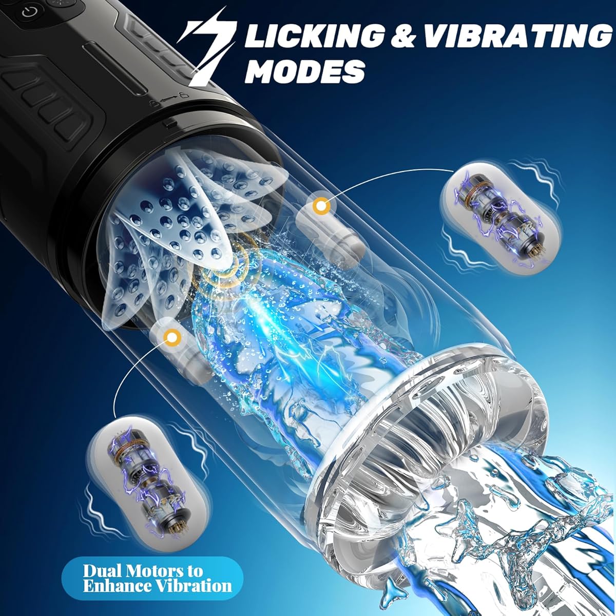 $9/mo - Finance Male Masturbator Sex Toys for Men - EINSEO Male Sex Toy  Pump with 7 Licking Vibrating Rotating Thrusting Mode, Hands Free  Masturbators LCD Display Stroker Vibrator Adult Sex Toys