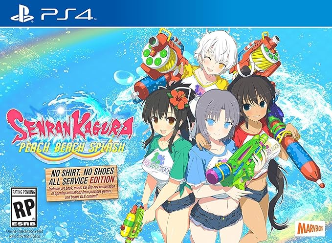 Senran Kagura Peach Beach Splash All Service Edition Playstation 4 センラン神楽ピーチビーチスプラッシュ シャツなし 靴なし すべてのサービス版 プレイステーション4北米英語版 並行輸入品 Amazon Co Jp