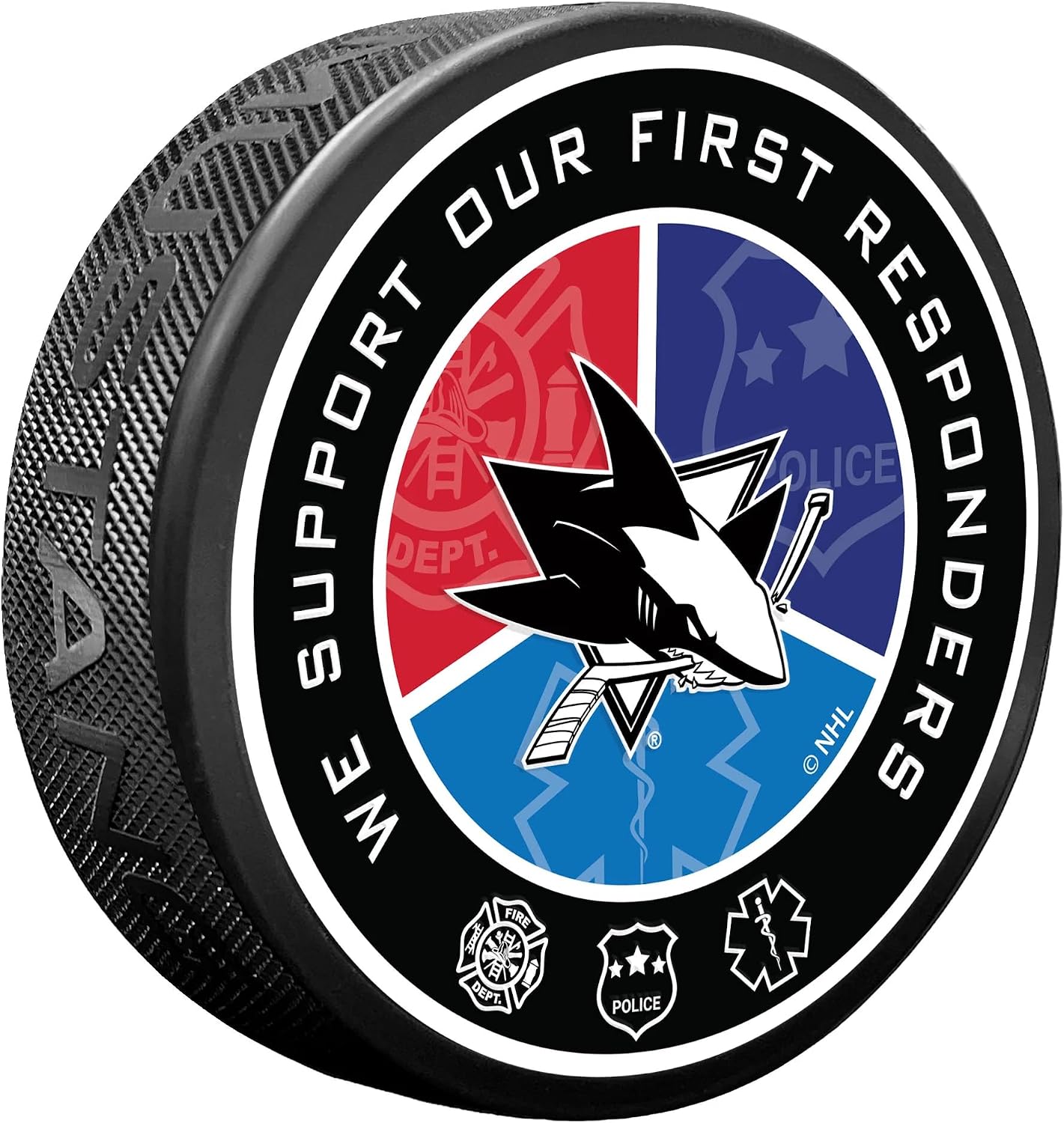 San Jose Sharks Puck - First Responder