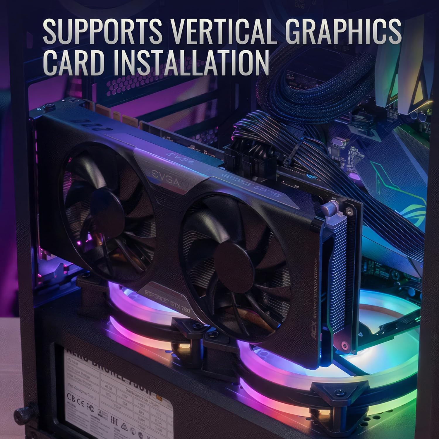 Vertical Graphics Card Installation Support