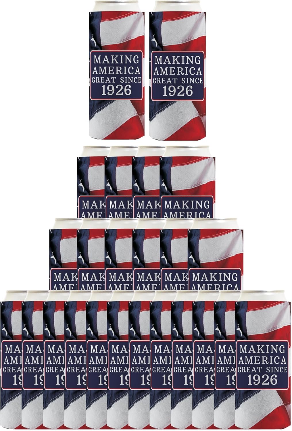 Hundreth Birthday Gifts Making America Great Since 1926 24-Pack Ultra Slim Can Drink Thermocoolers Party Pack