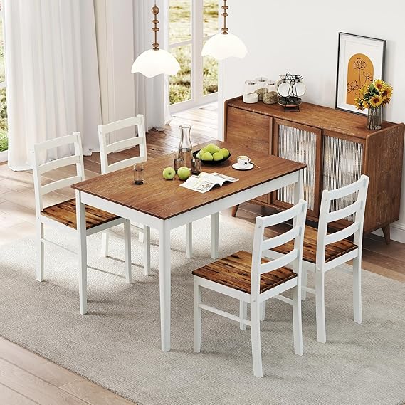 NAFORT 5 Piece Wood Dining Set