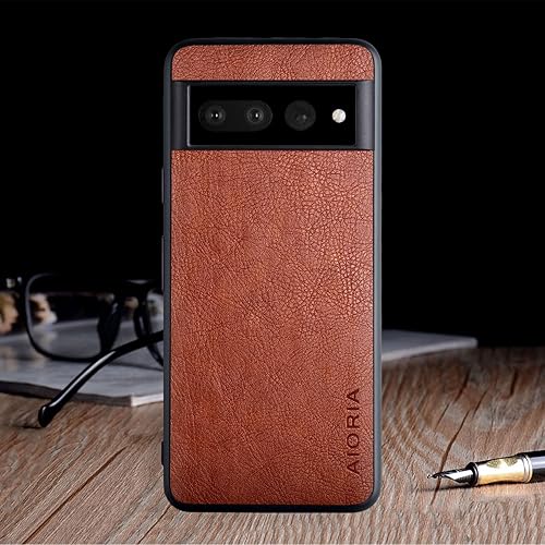 Vista 13 de Funda para Google Pixel 7a, pantalla de 6.1 "Premium PU Leather Cover Retro Business Design Funda protectora completa para Google Pixel 7a 5G (negro)