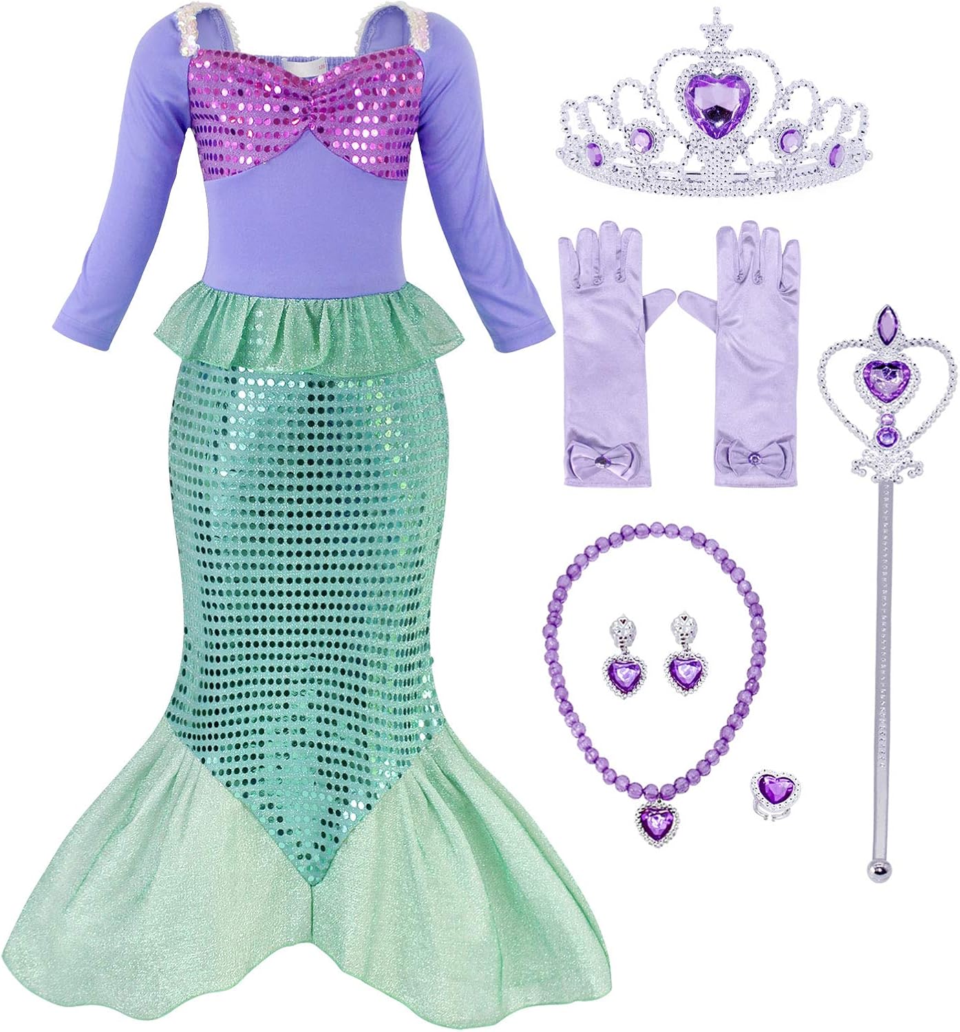 Girls mermaid dress up Clearance